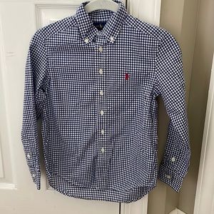 Boys button up polo shirt